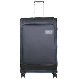Tommy Hilfiger Westfield Navy Solid Soft Large Trolley Bag - 81 Cms image 3