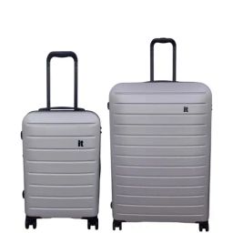 It luggage Silver 8 Wheels Large Hard Cabin Trolley Bag Set of 2-image-13