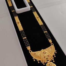 niva fashion Gold-Plated Brass Artificial Beads Mangalsutra-image-10