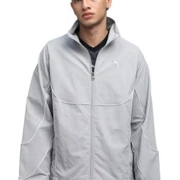 Puma Grey Pumatech-X Regular Fit Track Jacket-image-11