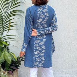 Chidiyaa Nandini Block Printed Cotton Kurta image 3