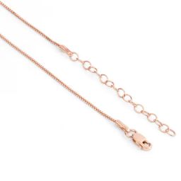Zavya Floral Timeless Beauty Cubic Zirconia Rose Gold Plated Women's Necklace-6