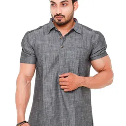 Twist99 Relaxed Spread Collar Short Sleeves Casual Shirt-image-47