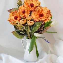 ARTSY Beige 1 Pieces Gerbera Artificial Flower-7