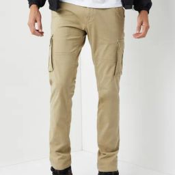 Wildcraft Khaki Cotton Regular Fit Trackpants-image-35