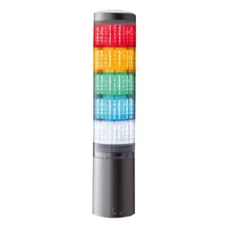 PATLITE 60 mm Smart LED Signal Tower Light 5 Tier 240 V AC, LA6-5DWJUN-RYGBC-25