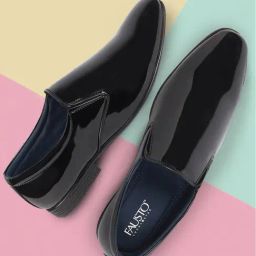 Fausto Men's Black Formal Loafers-picture-36