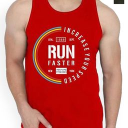 WOOSTRO 2-Pcs Printed Cotton Innerwear Vests RS26 CMB (MORE OLIVE) (RUN RED)-picture-22