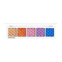 Shopaarel 5 Sparkle Color Waterproof Eyeshadow Palette - 5 gm - Party-12
