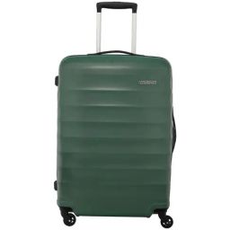 American Tourister Barcelona Forest Green Solid Hard Trolley Bag - 79 cm-image-81