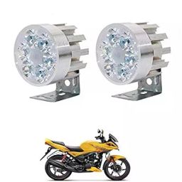 Cartronics Round 6 LED Motorcycle Light Bike Fog Lamp for Hero Ignitor-47