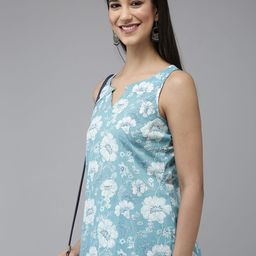 Stellaxmi 24 Floral Printed Pure Cotton Kurti-image-80