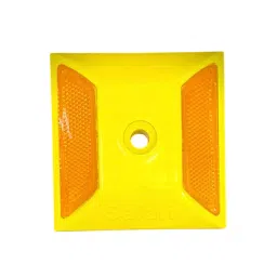 GENERIC Traffic Safety Road Stud Yellow & Orange ABS, 7 (Pack of 25)-picture-13