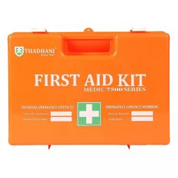 THADHANI MEDIC 7500 Series All-in-One First Aid Kit Box 38.5x27x13.8 cm, Orange-image-39