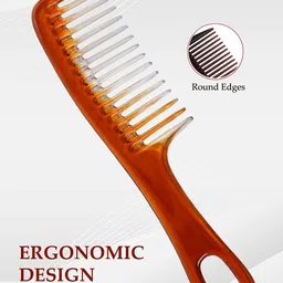 KOLORUP BEAUTY Set Of 2 Easy Glide Combs With Handle image 4