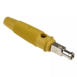 HIRSCHMANN TEST AND MEASUREMENT Banana Plug Yellow male 4 mm Connector Solder Termination 30A 30 V AC 60V DC Nickel, 930727103 (Pack of 500)-image-56