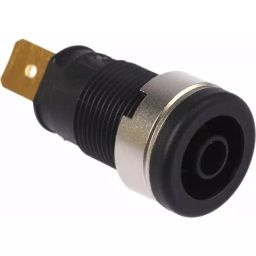 HIRSCHMANN TEST AND MEASUREMENT Banana Socket Black Female 4 mm Connector Tab Termination 32A 1000V AC/DC Gold, 972356100 (Pack of 500)-image-53