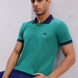 HRX by Hrithik Roshan Solid Polo Collar T-shirt-image-93