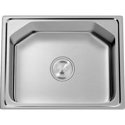Hekken Single Bowl Kitchen Sink Hoxton Eco Series 24x18x9 inch High Glass Finish Stainless Steel, hék-Hoxton-6045-image-99