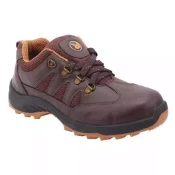 Hillson Swag 1904 Steel Toe Safety Shoes Low Ankle Rubber Sole Brown Full Grain Leather Size UK 7-image-25