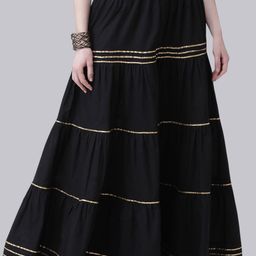SRISARAS Women Cotton Flared Ethnic Palazzos-image-92