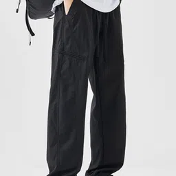 StyleCast x Revolte Men Regular Fit Mid-Rise Easy Wash Cotton Cargos Trousers-picture-33