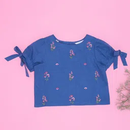 AKKRITI BY PANTALOONS Floral Cotton Top-picture-37