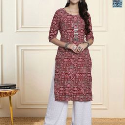 HERE&NOW Women Pack Of 2 Ethnic Motifs Printed Kurta-picture-45