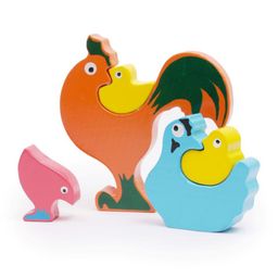 Chicken Family Puzzle - Creativity and Storytelling Skills - Stacking Toy-18