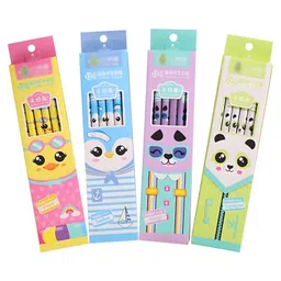 Elecart 48 Pieces Kawaii Cute Funny HB Writing Cartoon Wooden Drawing Pencil Set Durable, Smooth Writing Pencils with Erasers Perfect for School, Office, Artists & Sketching-picture-27