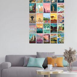 CVANU Multicoloured 6 and more Piece Paper Wall Core-picture-24