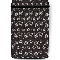 The Furnishing Tree Washing Machine Cover Floral Pattern Dark Brown Compatible for Whirlpool 6.2 Kg-image-72