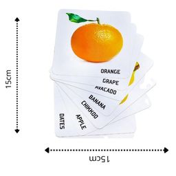 B4BRAIN Fruit and Colour Cards for 4-6 months babies for brain development. image 3