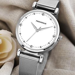 Provogue Women Embellished Dial & Straps Analogue Watch PR-LR032-SLV-CH-picture-17