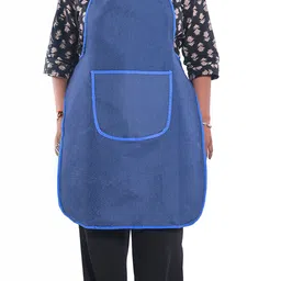 Kuber Industries 2-Pcs Blue Printed Waterproof Apron-image-20