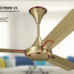 GLADO PRIME VX |48 INCH|100% COPPER MOTER| IMPERIAL GOLD 1 Star 1.2 3 Blade Ceiling Fan-image-42