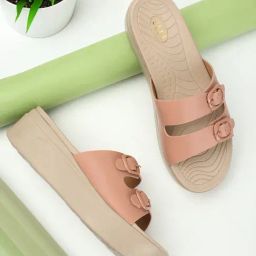 Elle Women's Peach Casual Sandals-image-54