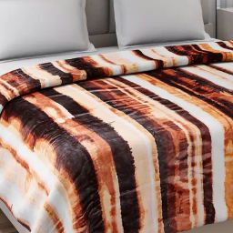 Monte Carlo Legacy-Db Brown Polyester Printed 290 GSM Double Blanket image 4