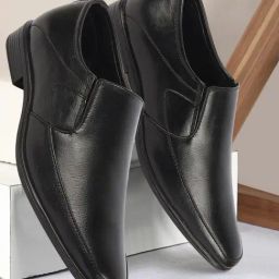 Fausto Men's Black Formal Loafers-picture-4