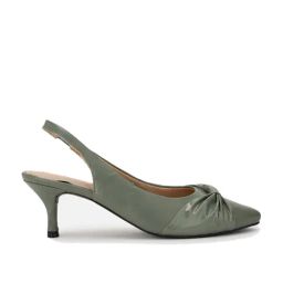 Van Heusen Women's Green Sling Back Stilettos-image-134
