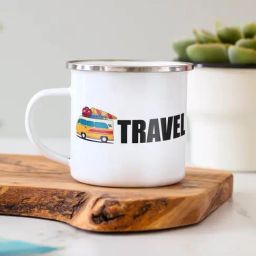 Gathari Enamel White Stainless Steel Coffee Mug-41