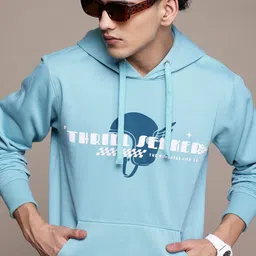 The Roadster Lifestyle Co. Printed Hooded Sweatshirt-image-100