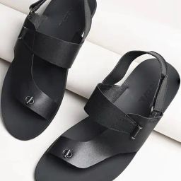 Regal Men's Black Toe Ring Sandals-picture-28