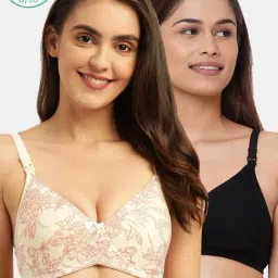 Inner Sense Multicolor Printed Maternity Bra (Pack of 2)-image-26