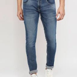 Spykar Blue Lightly Washed Jeans-image-18
