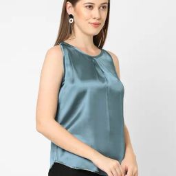 MISH Blue Round Neck Top-image-45