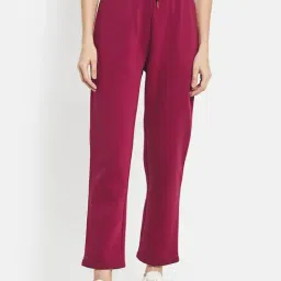 METTLE Red Mid rise Track Pants-picture-31