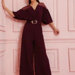 Vero Moda Maroon Maxi Jumpsuit-image-16