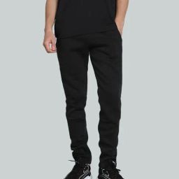Puma Black Cotton Slim Fit Trackpants-image-92
