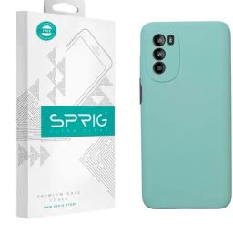 Sprig Liquid Silicone Back Cover for MOTOROLA G52 (Green)-image-67